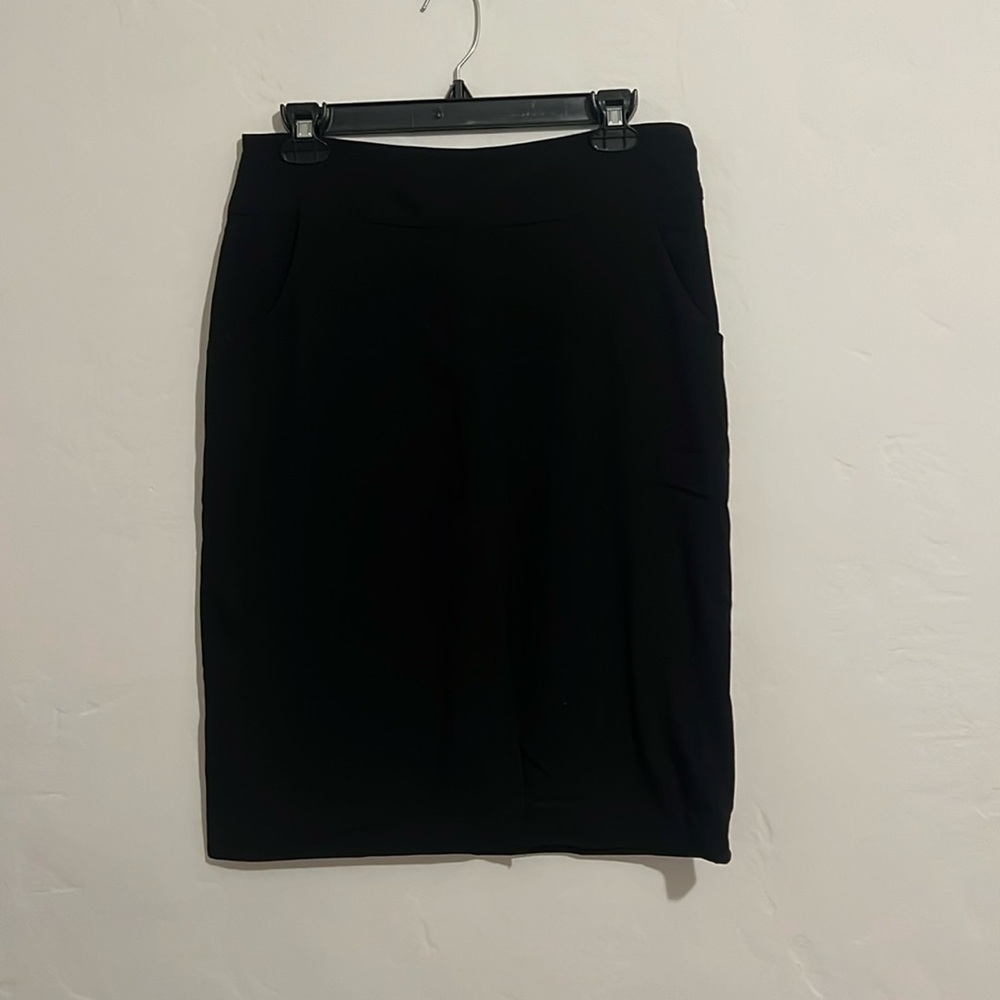 Black pencil skirt
